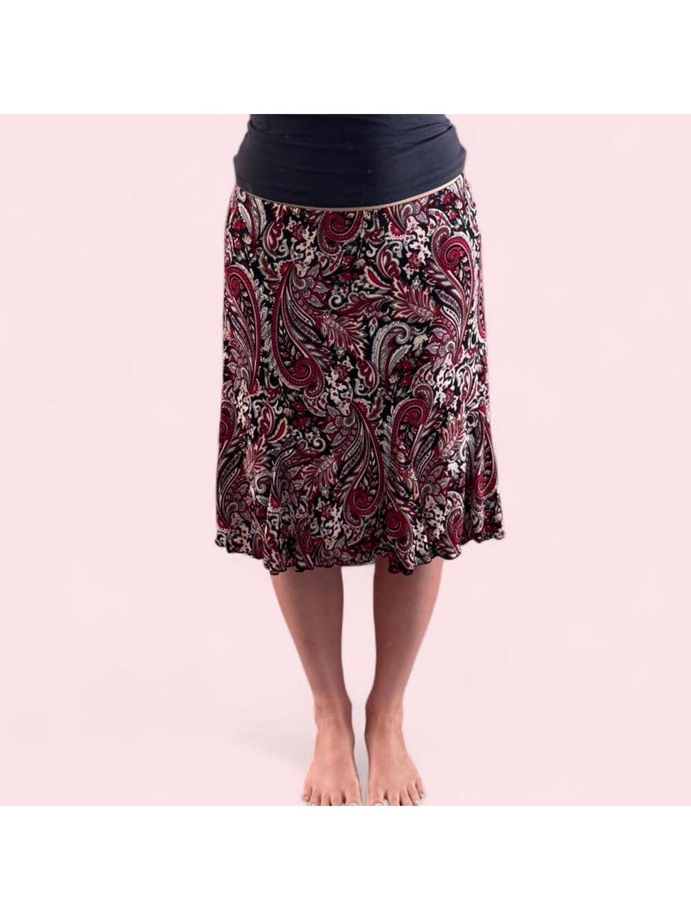 Vintage Briggs New York paisley skirt